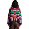 Women's Sarah Intarsia Print Mock-Neck Long Sleeve Side Split Sweater, Multicolors - Sweaters - 3