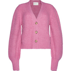 Women's Sara Blouson Sleeve Cropped Button-Up Cardigan