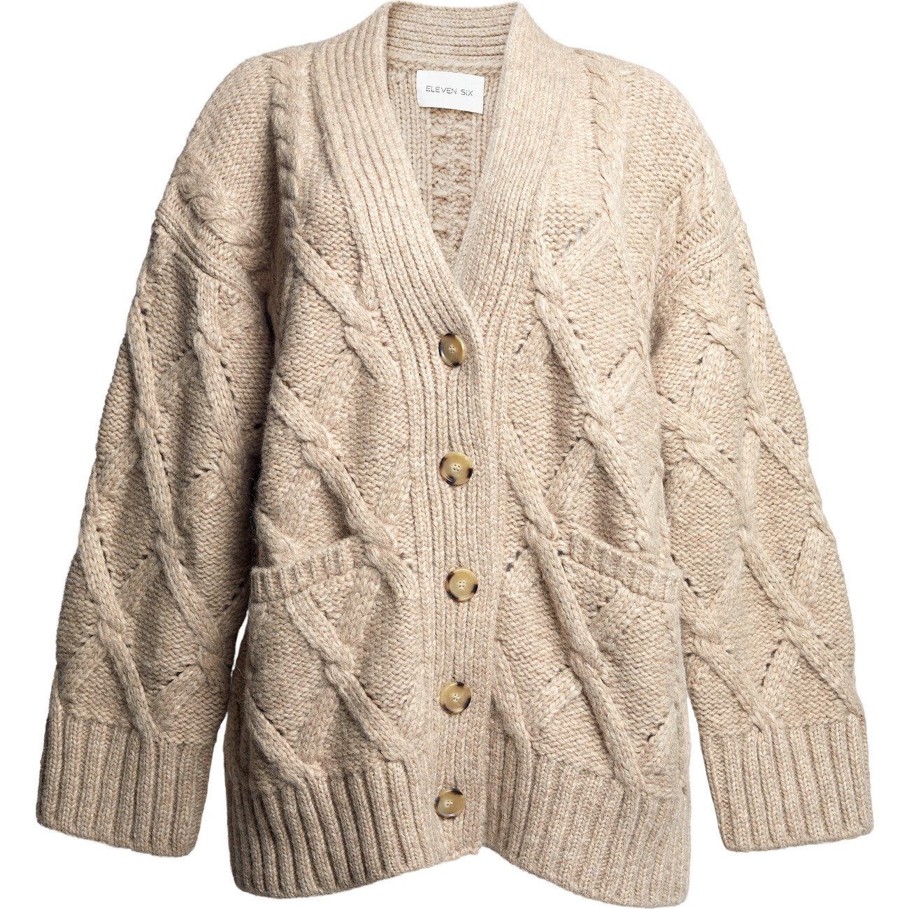 Women's Kayln Drop Shoulder Long Sleeve Knit Button-Up