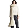 Women's Raya Ribbed Tassel End Scarf, Ivory - Scarves - 2