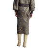 Women's Margo Graphic Elastic Waistband Pull-On Tube Skirt, Pale Camel & Black - Skirts - 3