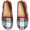 Sussex Tartan Print Plaid Slippers, Red - Slippers - 1 - thumbnail