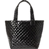 Women's Medium Metro Deluxe Adjustable Strap Tote Bag, Black Lacquer - Bags - 1 - thumbnail