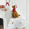 Brown Lab with Santa Hat Christmas Tree Topper - Tree Toppers - 4