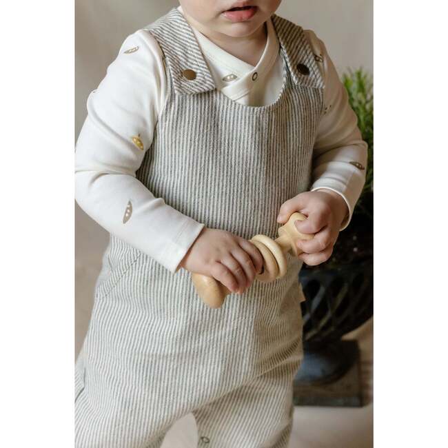 Railroad Stripe Railroad Baby Overall - Overalls - 3