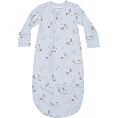 Gray Elephants Blue Bundle Gown