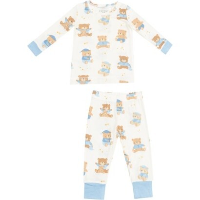 Teddy Bears Blue L/S Loungewear Set, Blue - Mixed Apparel Set - 1