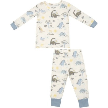 Baby Love Dinos L/S Loungewear Set, Beige