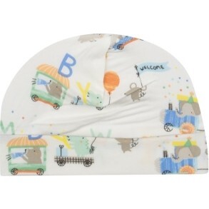 Animal Train Beanie Hat, Multi