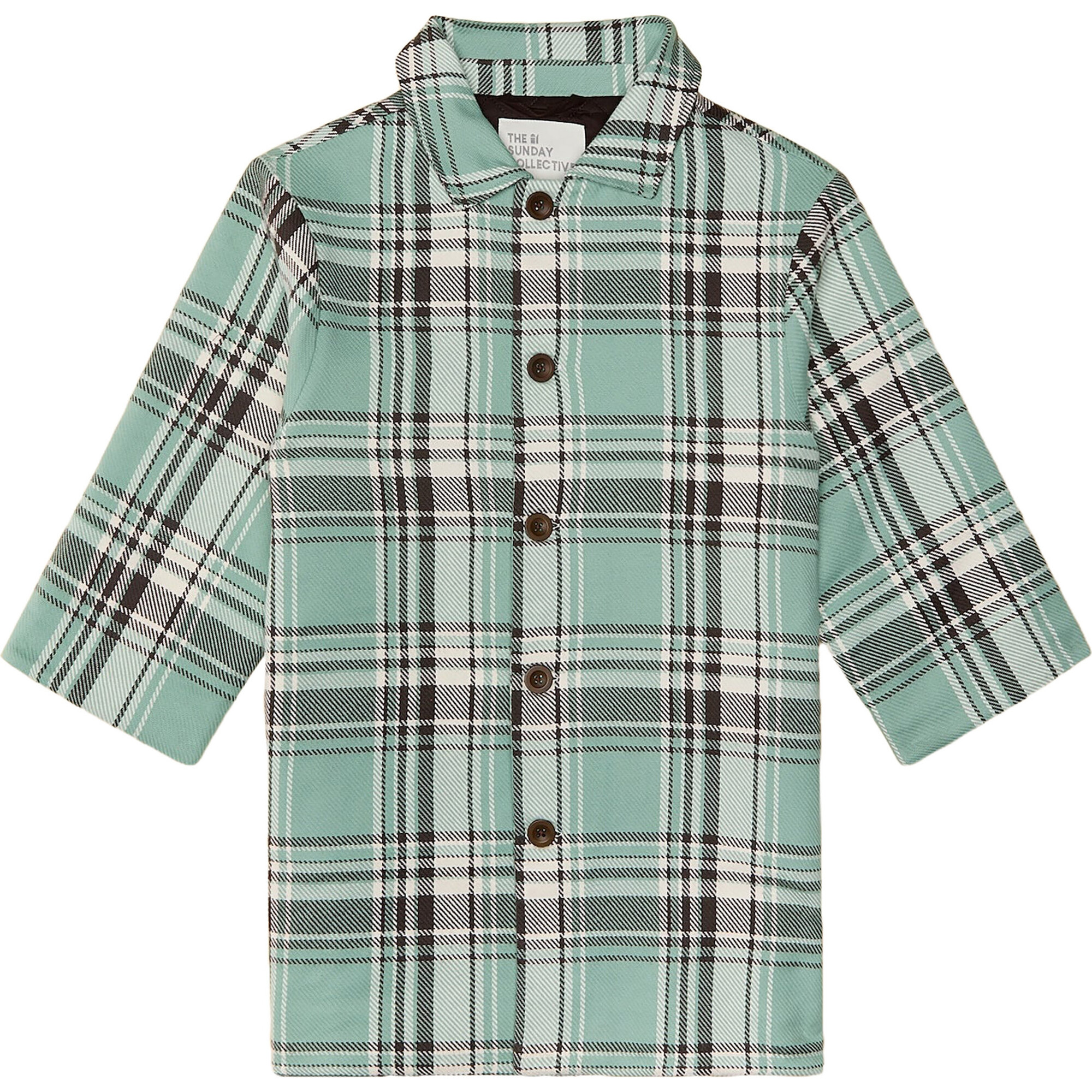Padded Topcoat in Plaid - Jackets - 1