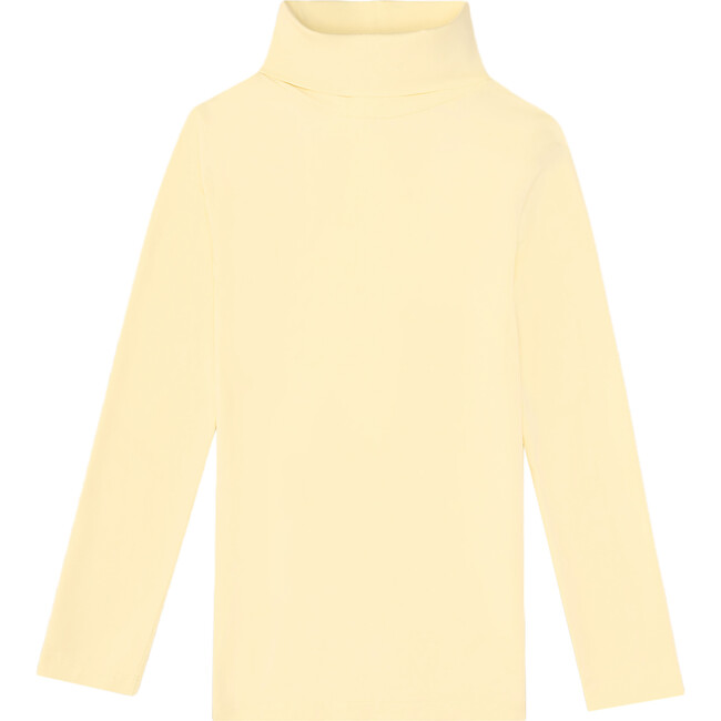 Essential Classic Turtleneck Long Sleeve T-Shirt, Buttercream