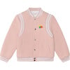 Adventure Varsity Jacket in Dusty Pink - Jackets - 1 - thumbnail