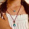 Kids Carnival Evil Eye Teardrop Necklace 15-20" - Necklaces - 2