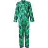 Womens Holiday Pajama Set, Green - Pajamas - 1 - thumbnail