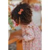 Knitted Bow Clip Set, Rust - Hair Accessories - 2