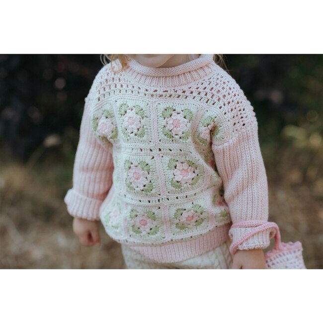 Magnolia Sweater, Pink - Sweaters - 3