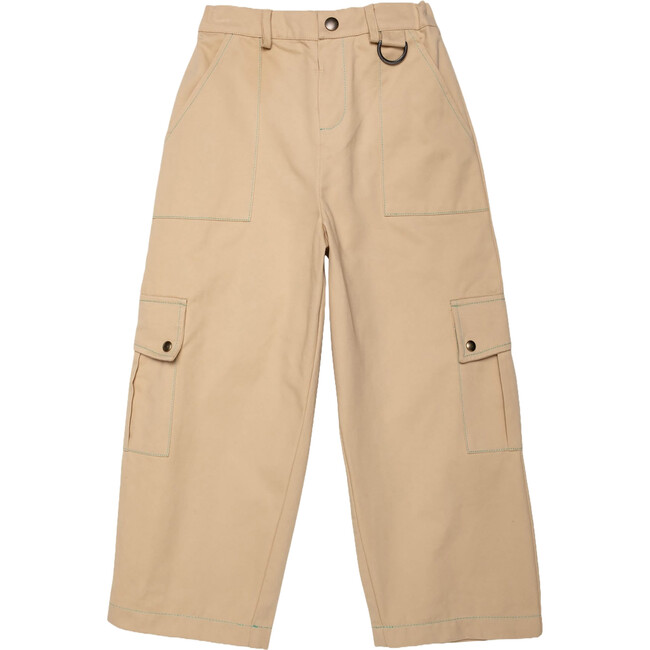 Sunday D-Ring Angled Pockets Cargo Pant, Khaki