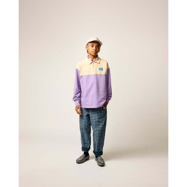 Violet Colorblock Polo - Polo Shirts - 2