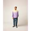 Violet Colorblock Polo - Polo Shirts - 2