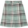 Recess Plaid Straight Fit Skirt, Green - Skirts - 1 - thumbnail