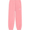 Organic Weekend Drawstring Jogger, Petal Pink - Sweatpants - 1 - thumbnail