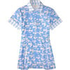 Panel Polo Dress, Sky Blue - Dresses - 1 - thumbnail