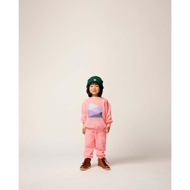 Organic Weekend Drawstring Jogger, Petal Pink - Sweatpants - 2