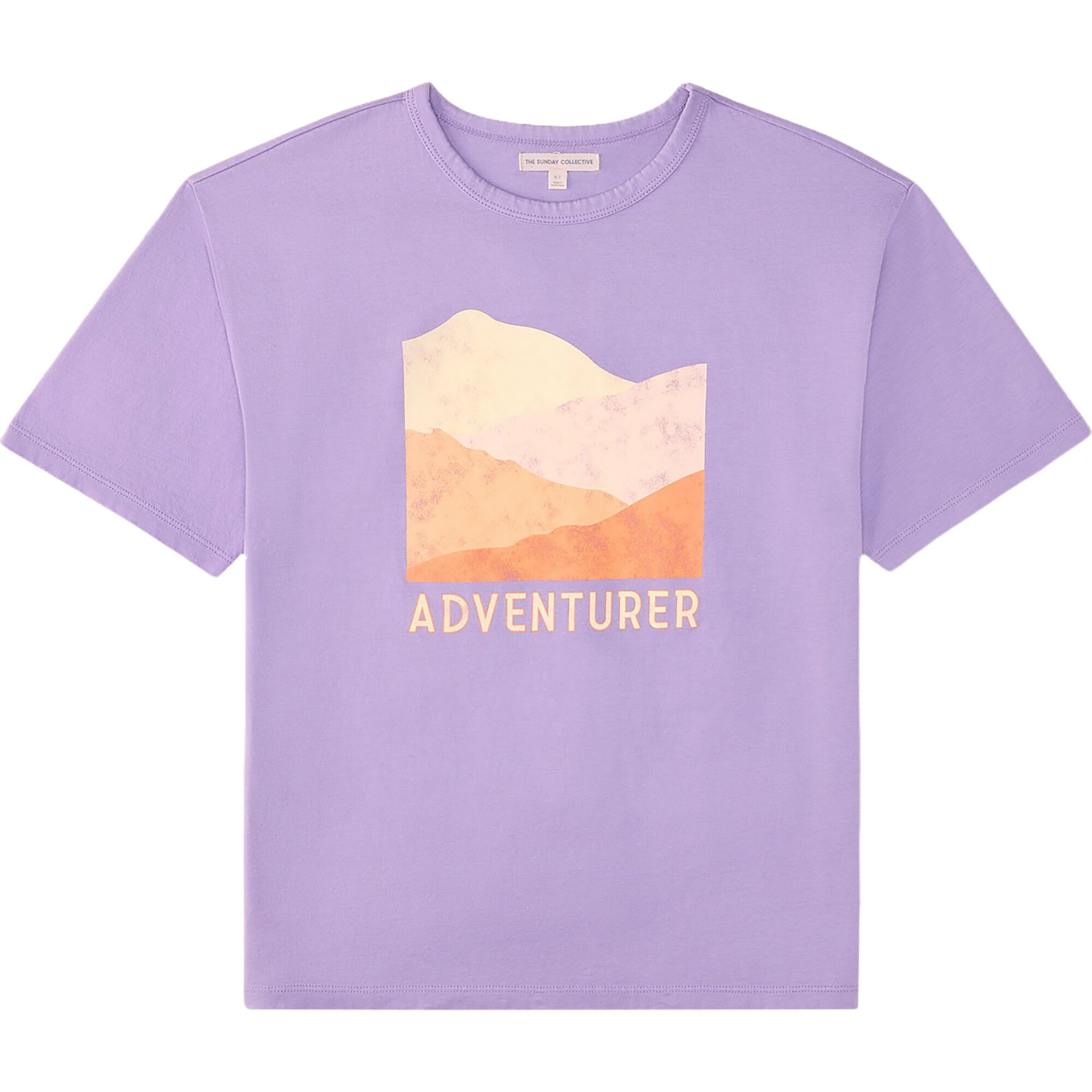 Organic Sunday Tee, Violet - T-Shirts - 1