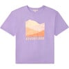 Organic Sunday Tee, Violet - T-Shirts - 1 - thumbnail