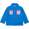 Organic Patchpocket Shirt, Blue & Pink - Shirts - 1 - thumbnail