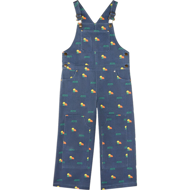 Market Carpenter Knee Patch Overalls, Adventure Print