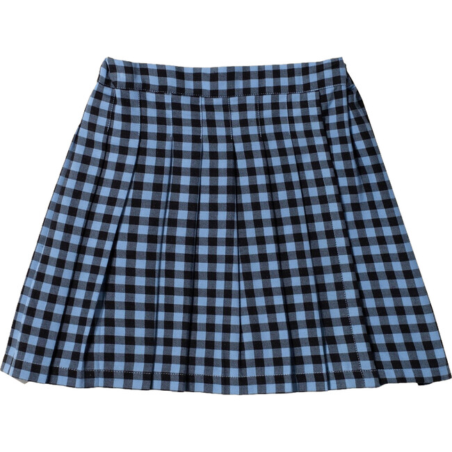 Holly Checked Short Skater Skort, Blue