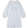 Babydoll Dress in Sky Plaid - Dresses - 1 - thumbnail