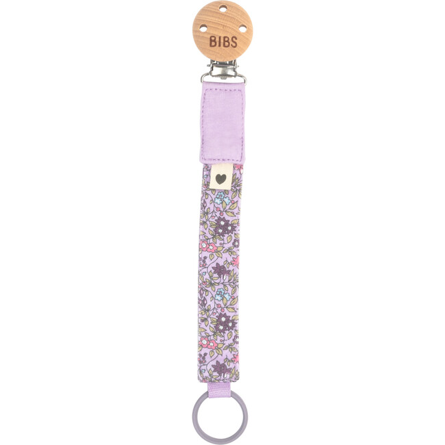 BIBS x LIBERTY Pacifier Clip Chamomile Lawn, Violet Sky