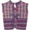 Tie Back V-Neck Sweater Vest, Multicolors - Vests - 2