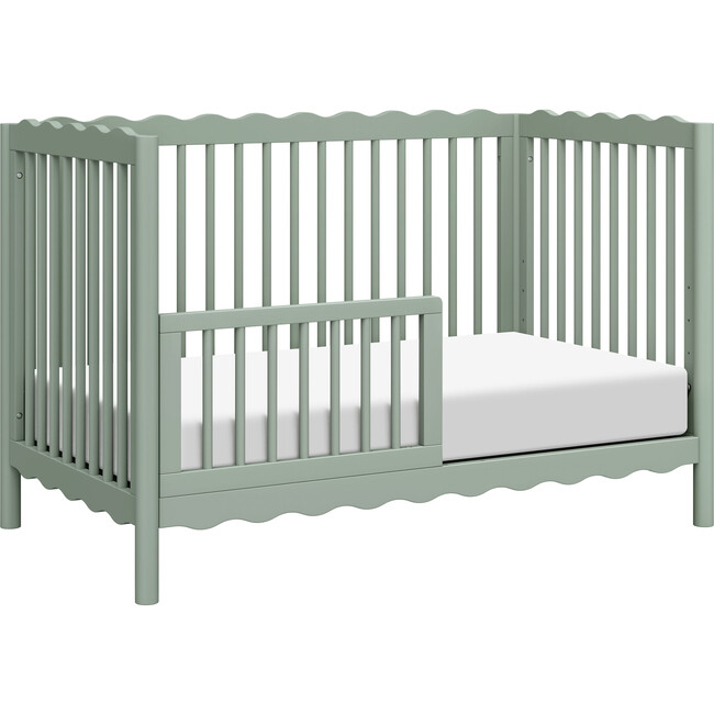 Swell 4-in-1 Convertible Crib with Toddler Bed Conversion Kit in Light Sage - Cribs - 7