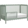 Swell 4-in-1 Convertible Crib with Toddler Bed Conversion Kit in Light Sage - Cribs - 7