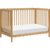 Swell 4-in-1 Convertible Crib with Toddler Bed Conversion Kit in Honey - Cribs - 10