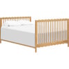 Swell 4-in-1 Convertible Crib with Toddler Bed Conversion Kit in Honey - Cribs - 11