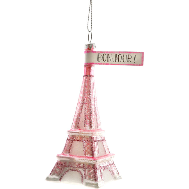 Pink Eiffel Tower Ornament - Ornaments - 1