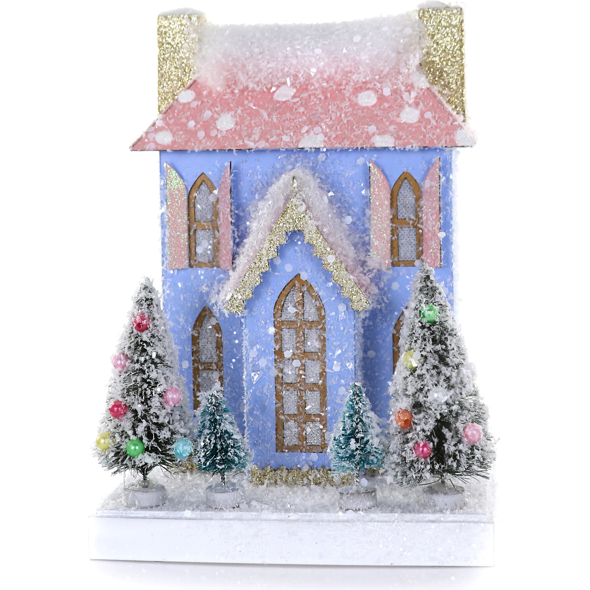 Petite Blue & Pink House - Thumbnail 3