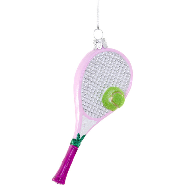 Pink Tennis Racket Ornament - Ornaments - 1