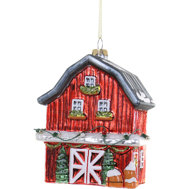 Christmas Barn Ornament