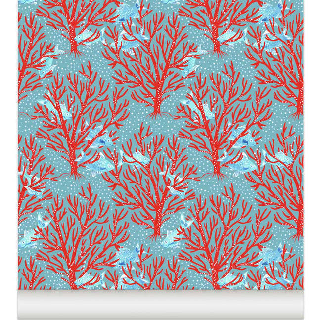 Récif Non-Woven Wallpaper, Mist