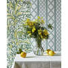 Treillage Non-Woven Wallpaper, Celadon - Wallpaper - 2