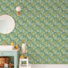 Récif Non-Woven Wallpaper, Sea Green - Wallpaper - 2