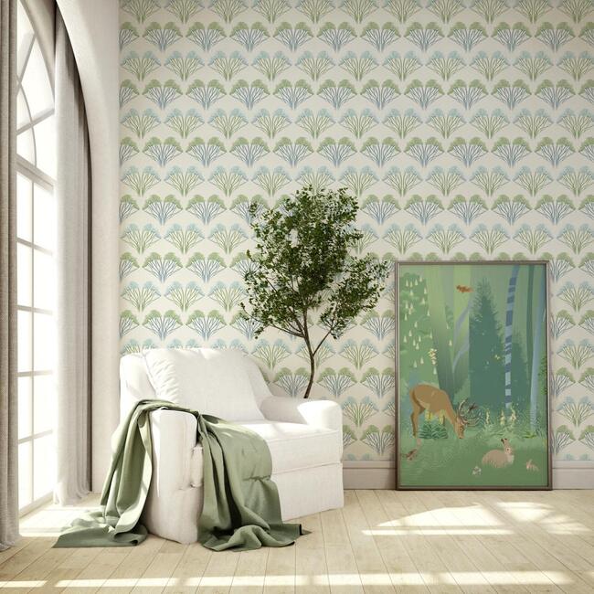 Saules Non-Woven Wallpaper, Almond