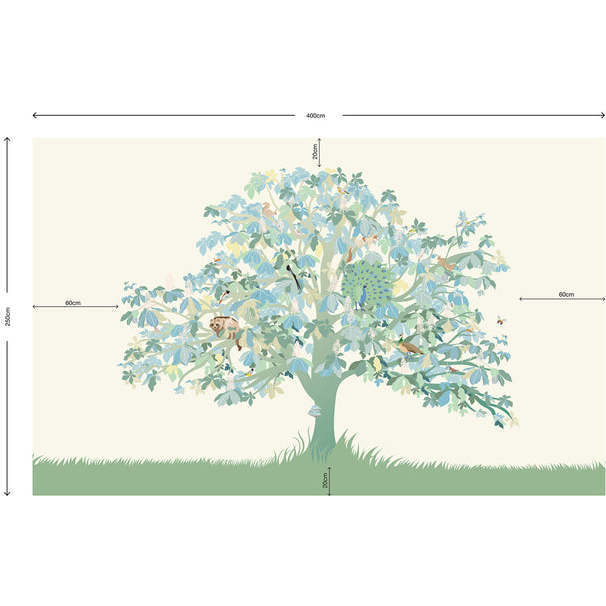 Standard Decor Chestnut Tree KI Wallpaper, Sea Green - Wallpaper - 4