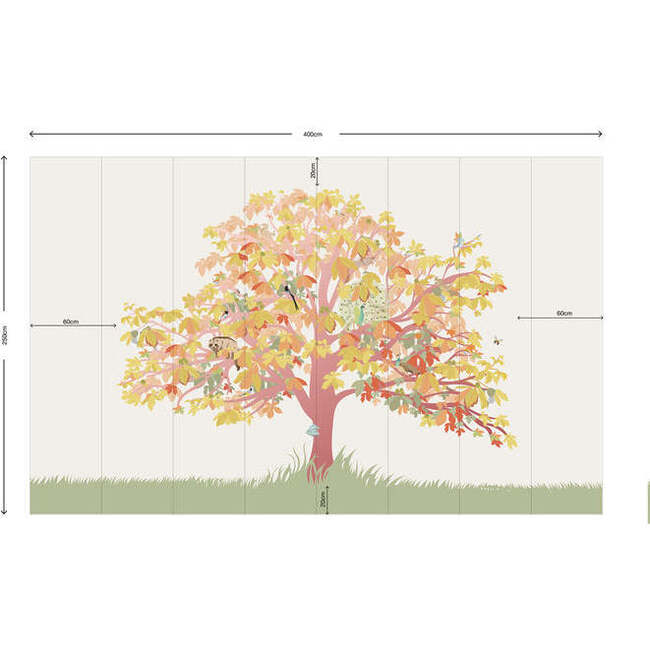 Standard Décor Chestnut Tree KI Wallpaper, Red - Wallpaper - 3