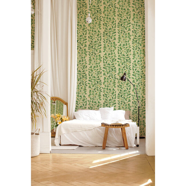 Oaks Non-Woven Wallpaper, Verbena